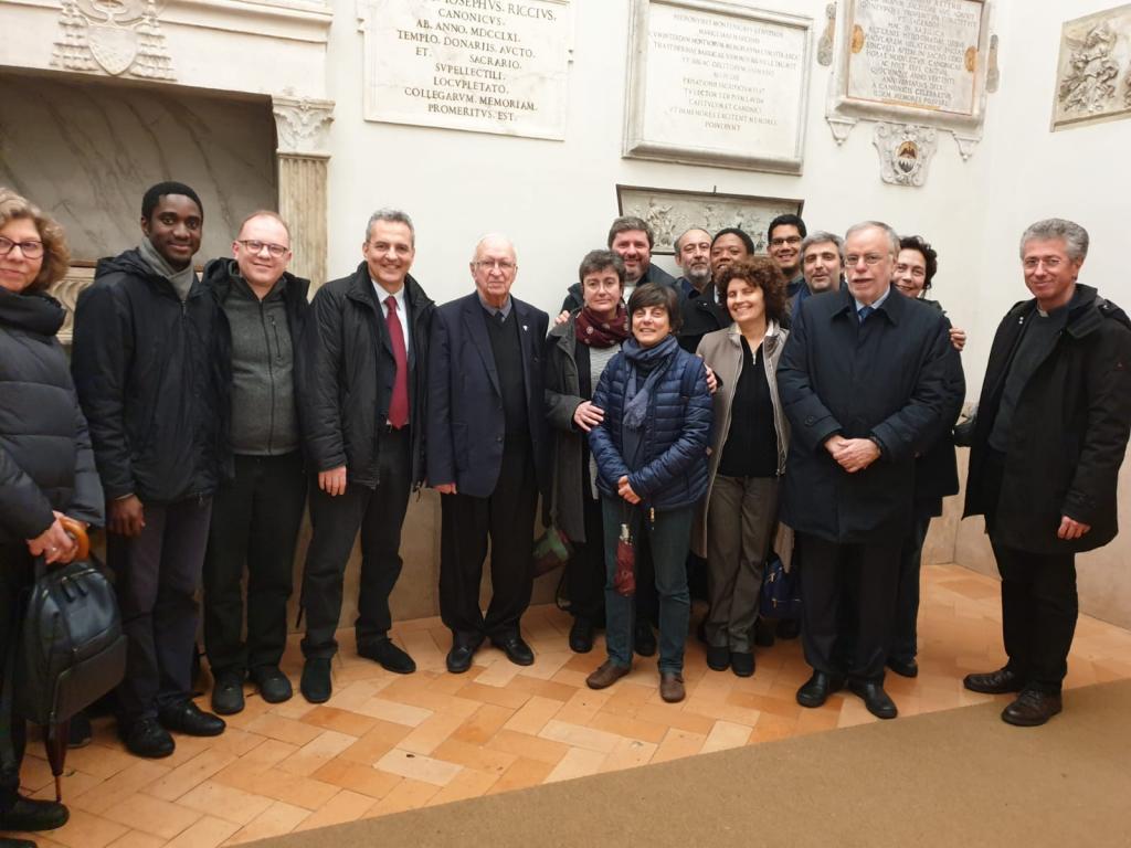 Besuch vom Erzbischof em. von Algier, Henri Teissier, bei der Gemeinschaft Sant’Egidio